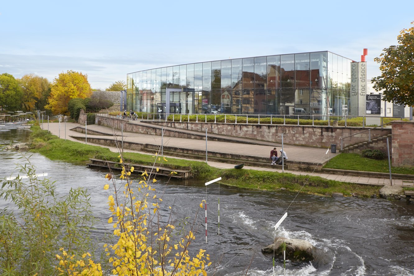 Vue du FRAC Alsace, Selestat, 2020. Crédit photo : Jean-Baptiste Dorner