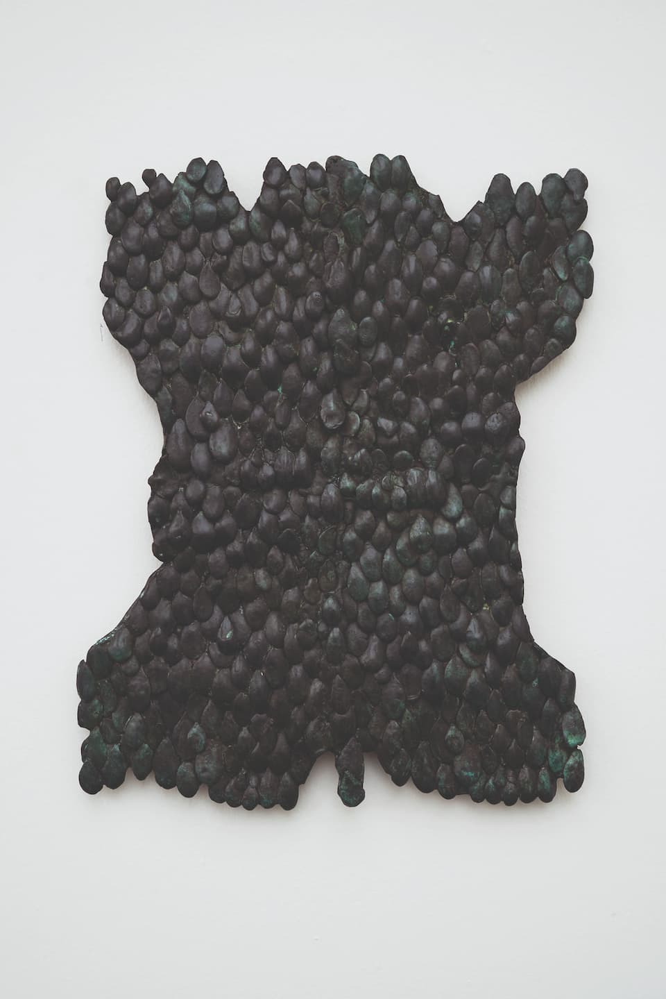 Lucy Skaer, Pelt, 2019. Bronze, 59 x 39 x 4,5 cm, 2/3. Achat à la Galerie Peter Freeman, Inc., Paris. Collection Frac Bretagne. © droits réservés