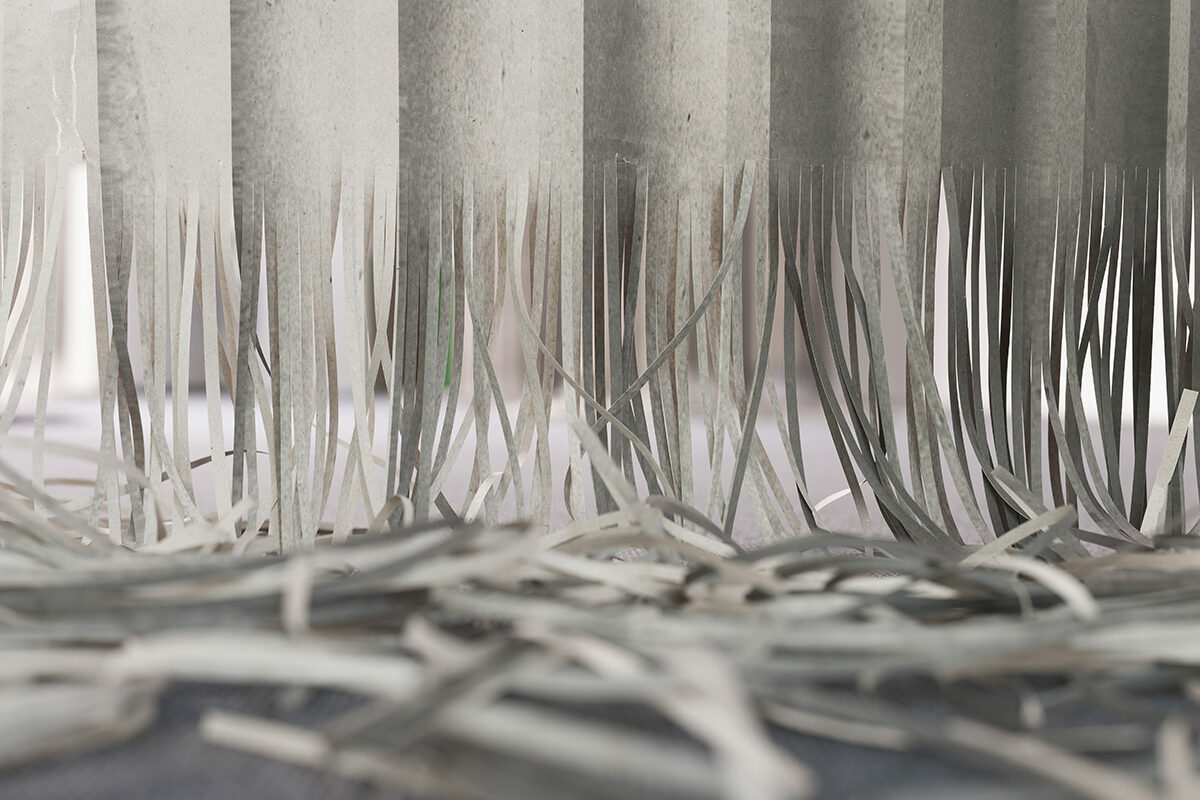 Christian Andersson, "Column Shred", 2015. (détail) © Adagp, Paris, 2022.