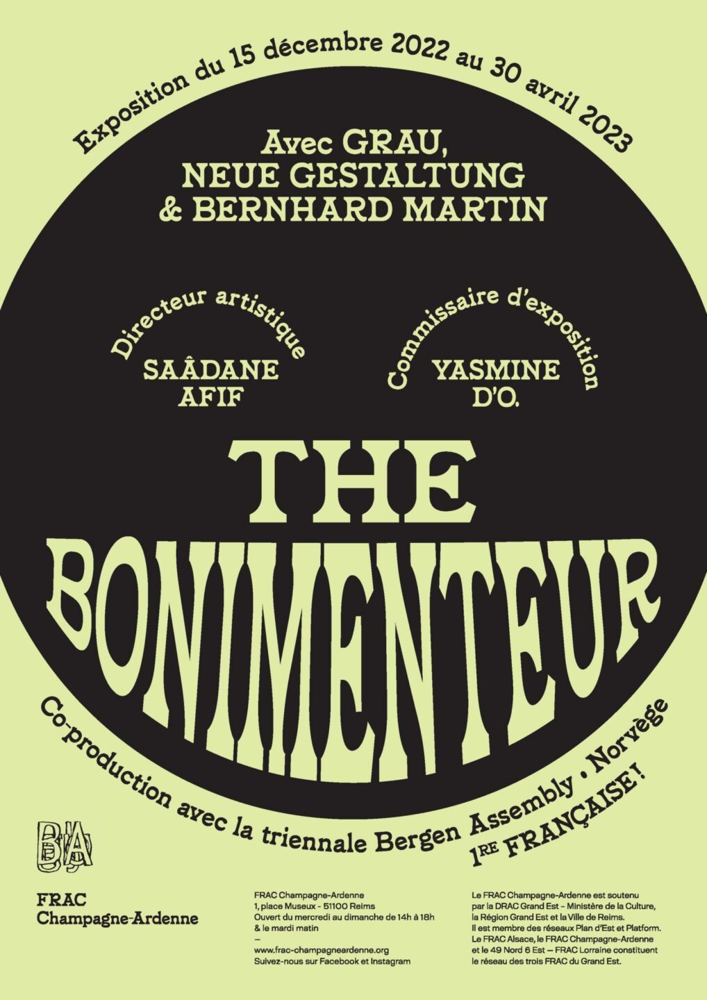 Affiche exposition The Bonimenteur