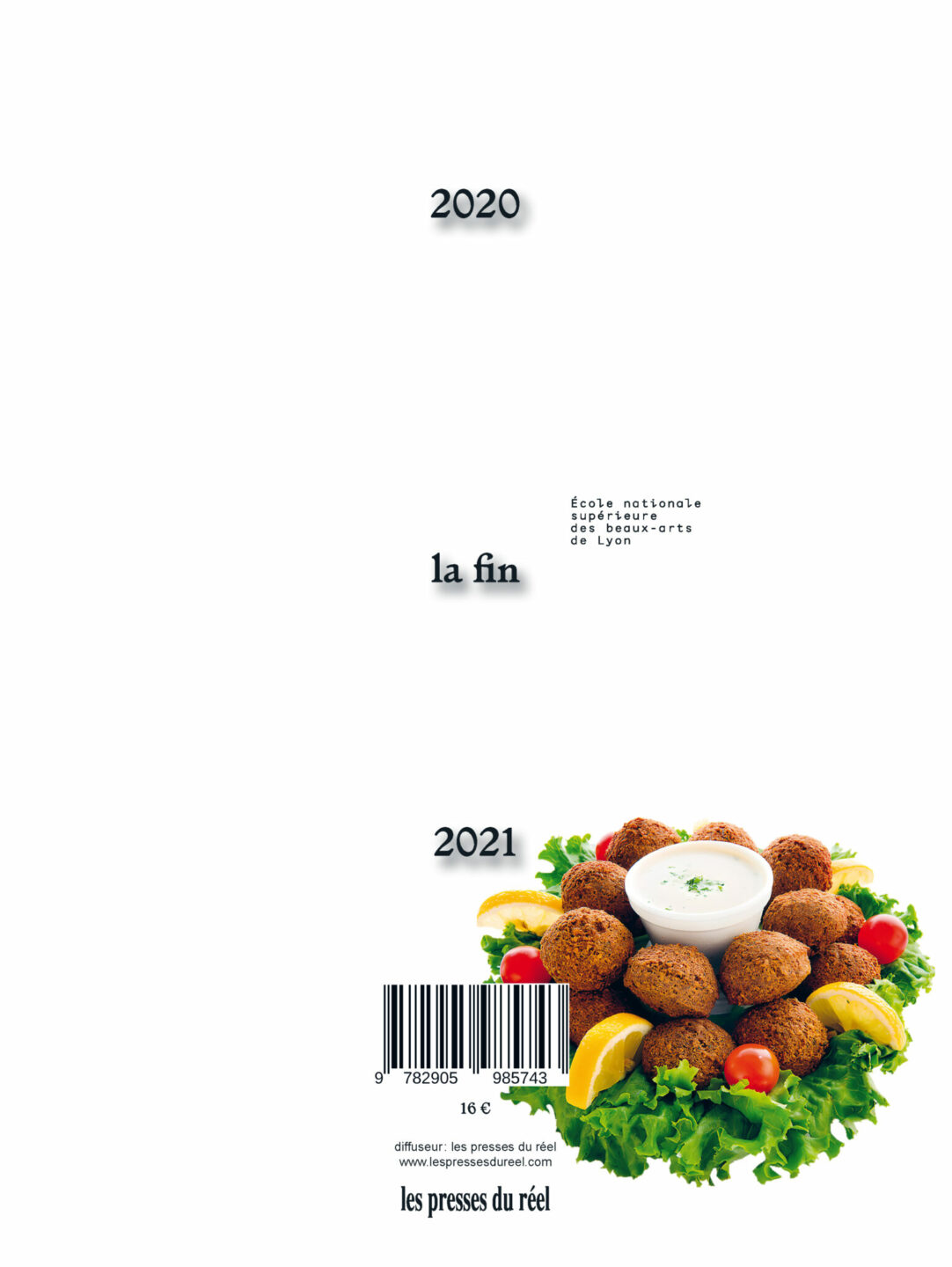 Première de couverture du catalogue Le début de la fin, 2022 © Côme Guérif