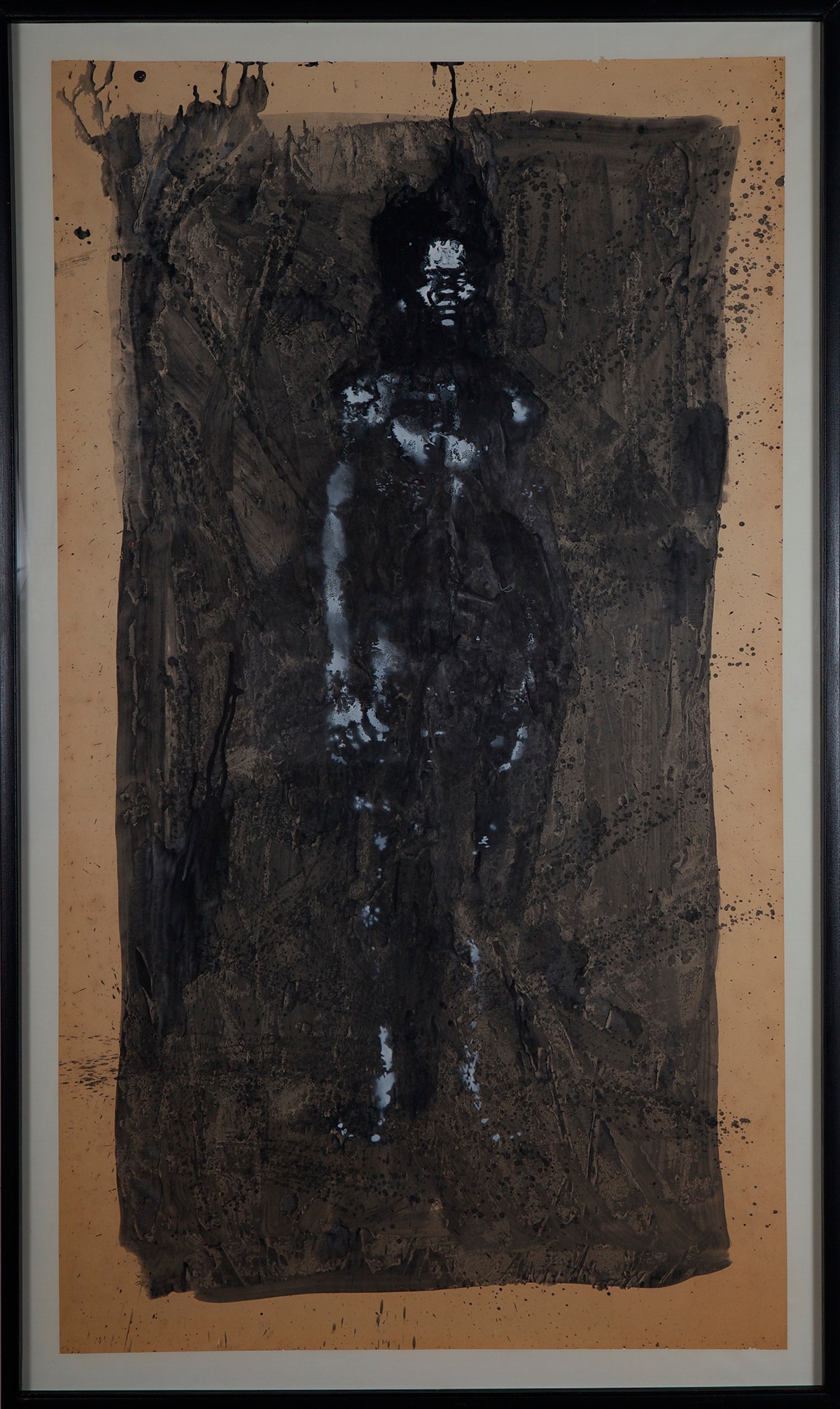 Wilhiam Zitte, Sans titre, 1994, Techniques mixtes, 80 x 150 cm. Collection FRAC RÉUNION