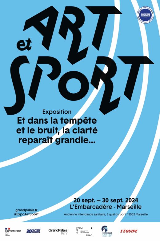 Affiche de l'exposition Art & Sport à Marseille