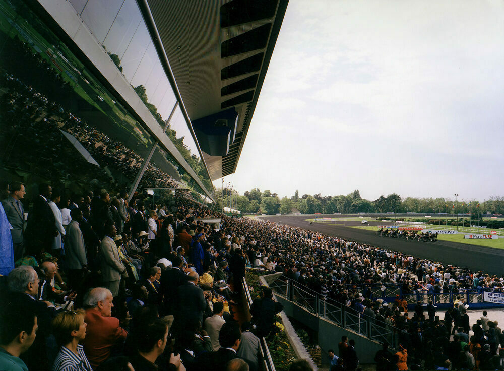 Xavier Zimmermann, "Hippodrome de Vincennes, Paris", 1998, collection Frac Île-de-France © Xavier Zimmermann / Adagp, Paris / 2024