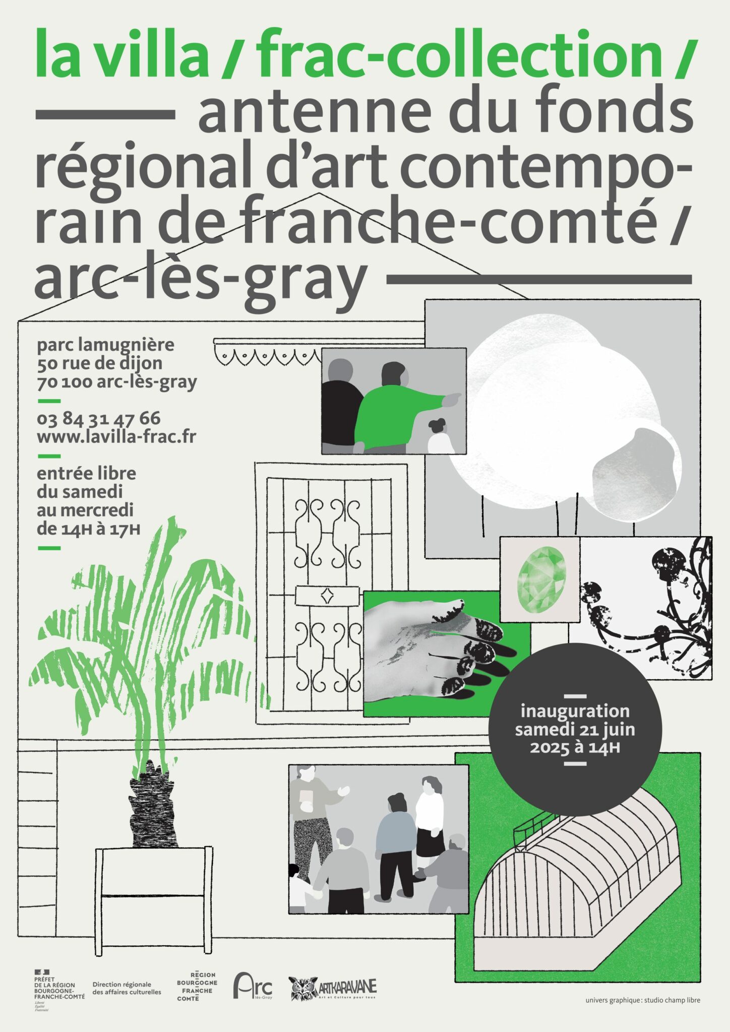 Affiche Studio Champ Libre