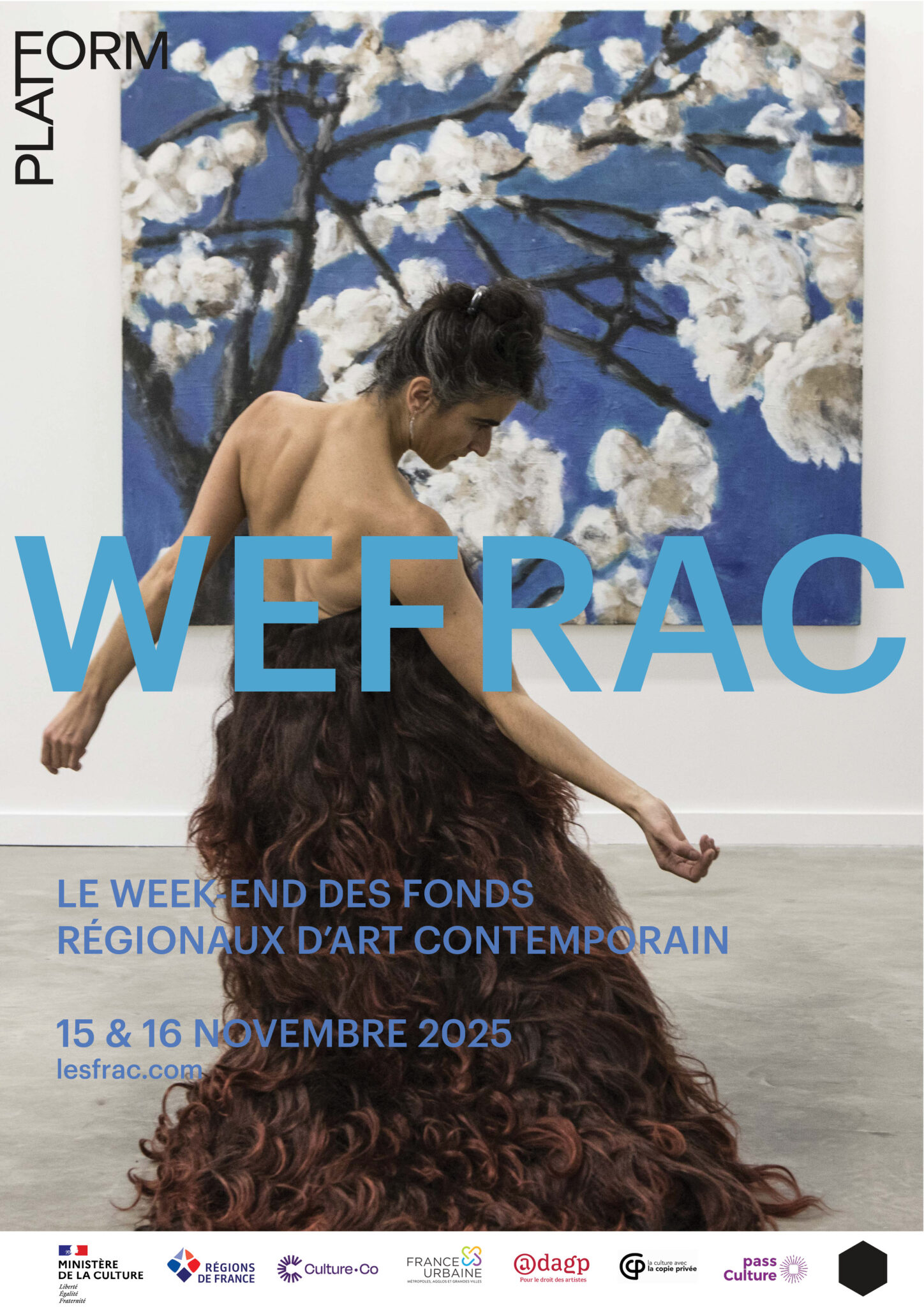 Visuel WEFRAC 2025 : Performance de Rosalba Torres Guerrero – Week-end des Frac 2019 - Exposition Cristof Yvoré au Frac Auvergne © Photographie de Jean-Louis Fernandez.