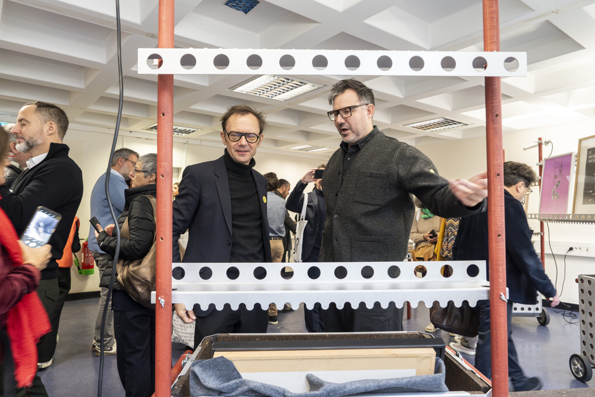 Artothèque mobile conçue par Martial Marquet Studio ® Patricia Lecomte