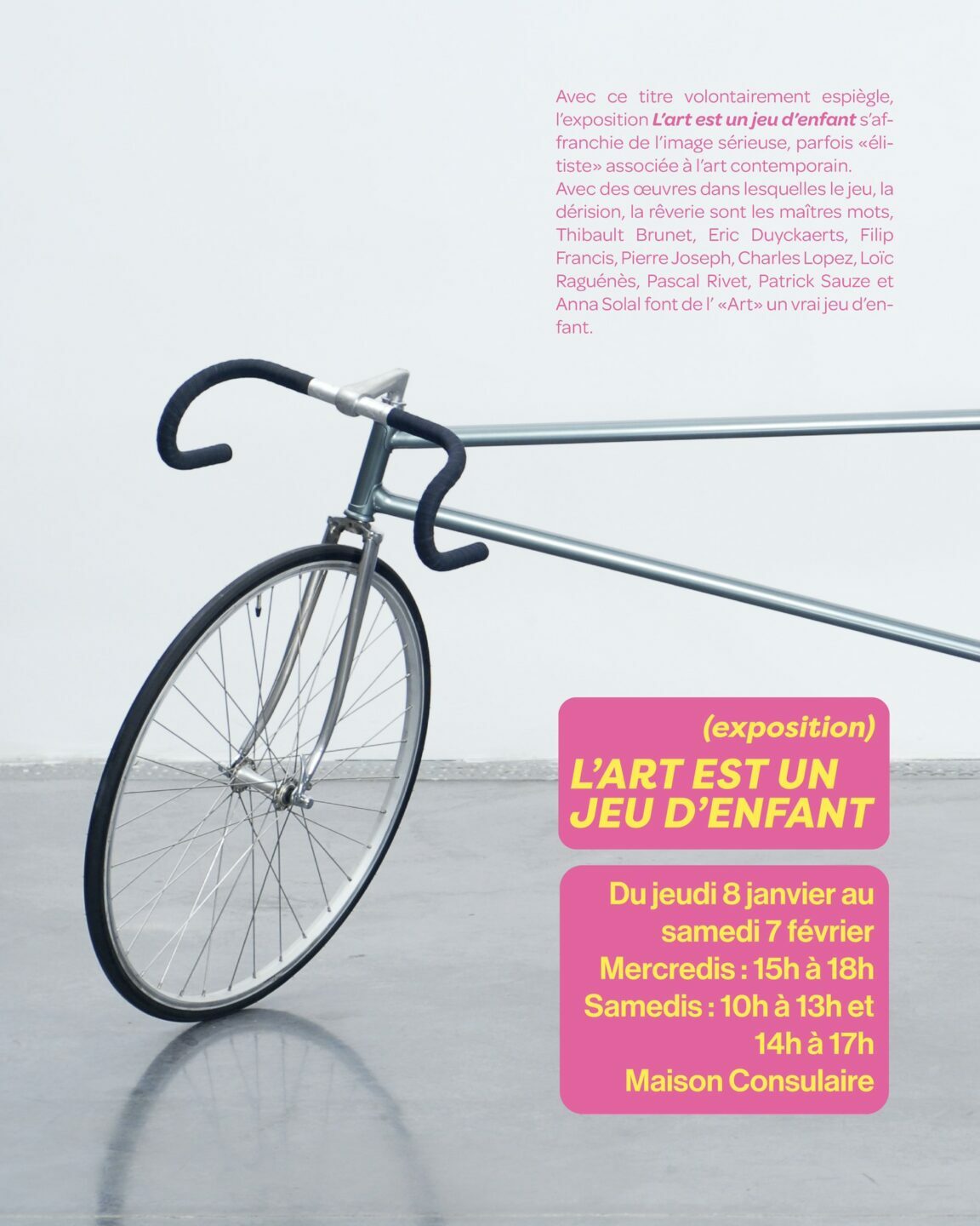 Visuel de communication r&eacute;alis&eacute; par le Th&eacute;&acirc;tre de Mende et l'association l'Enfance de l'art