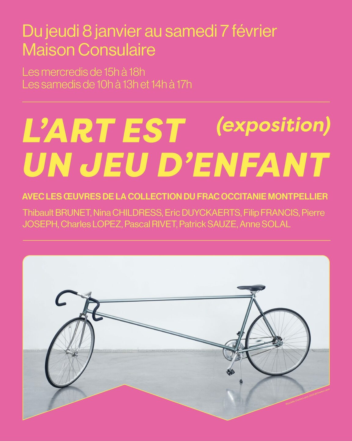 Visuel de communication r&eacute;alis&eacute; par le Th&eacute;&acirc;tre de Mende et l'association l'Enfance de l'art