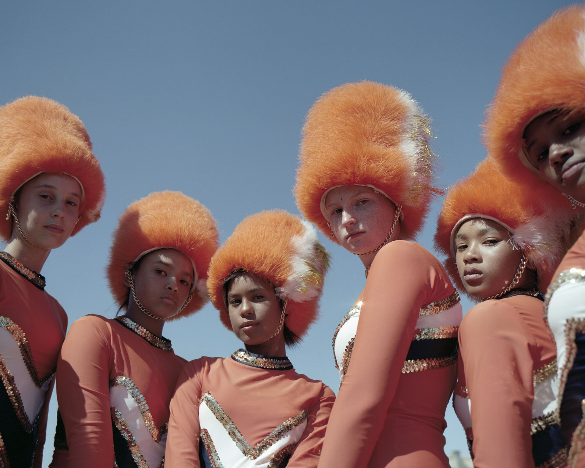 Chloé Heydenrych, Paige Titus, Ashnique Paulse, Elizabeth Jordan and Chloé de Kock (AM3), 2018 © Alice Mann. 