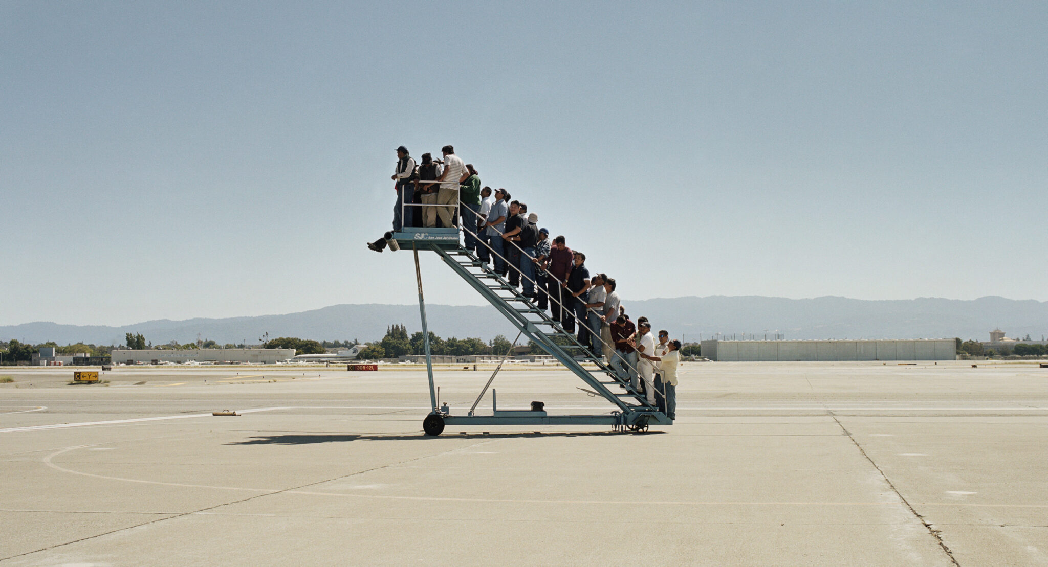 Adrian Paci, Centro di Permanenza temporanea (détail), 2007. Œuvre de la collection du Frac des Pays de la Loire.