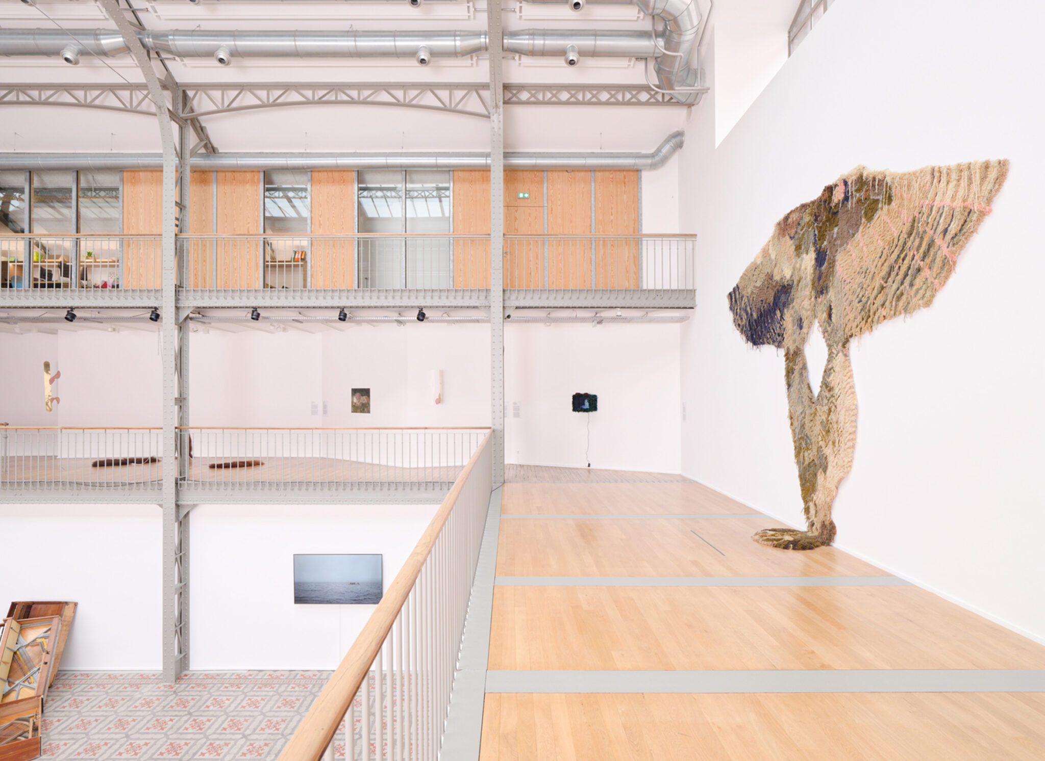 Vue de l'exposition Chères créatures, 2026, Frac Artothèque Nouvelle-Aquitaine. Photo : Aurélien Mole