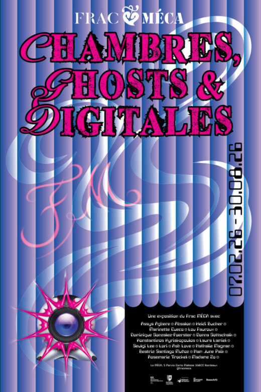 Affiche de l'exposition. Design graphique : Roxanne Maillet et Marie-Mam Sai Bellier